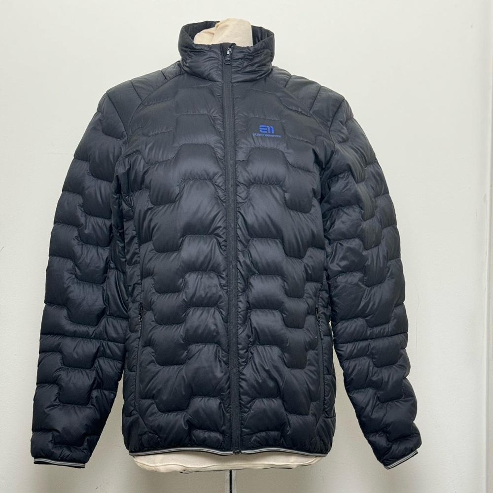 Quilted down jacket